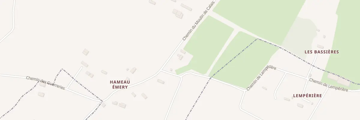 Plan du 1000 Che du Moulin de Calais à Marolles