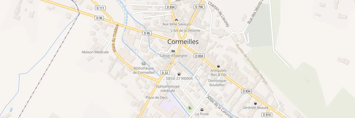 Plan de la Rue Paul Mare à Cormeilles
