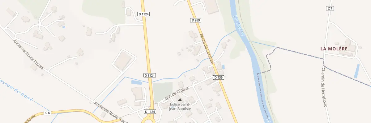 Plan du 485 Rte de Condom à Saint-Jean-Poutge