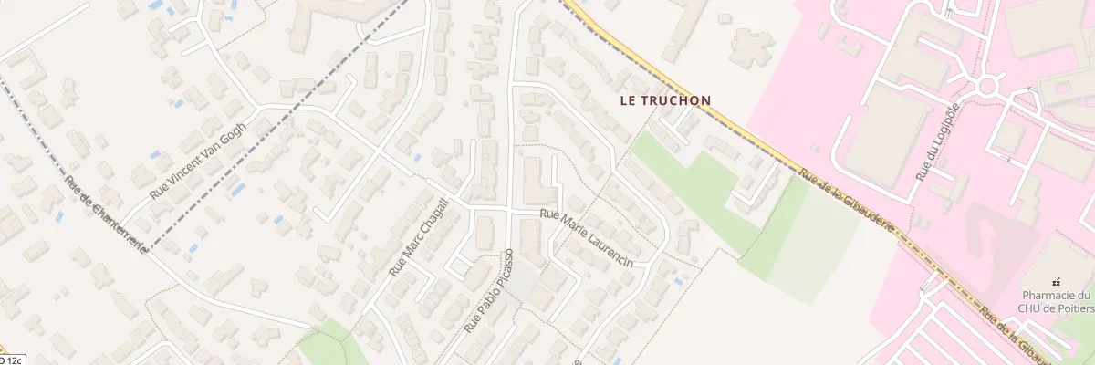 Plan du 36 Rue Marie Laurencin à Mignaloux-Beauvoir