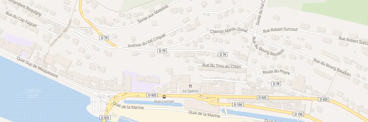 Plan du 337 Rte du Phare à Fécamp