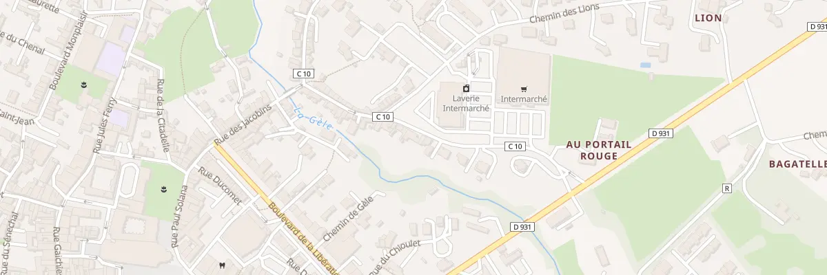 Plan du 33 Rue Bonnemaison à Condom