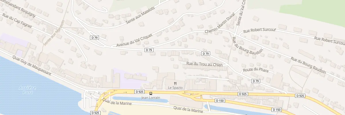 Plan du 329 Rte du Phare à Fécamp