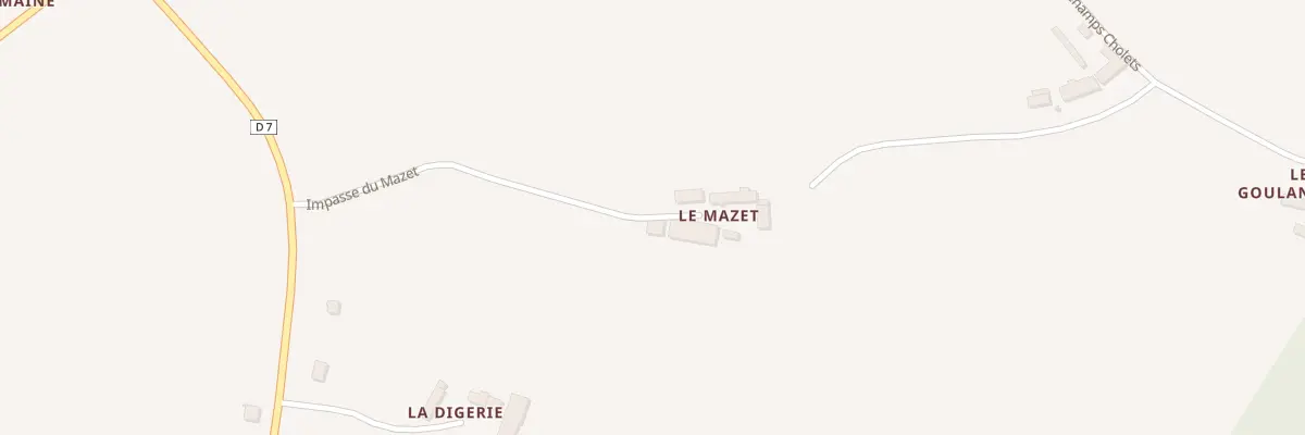 Plan du 283 Le Mazet à Saint-Julien-sur-Sarthe