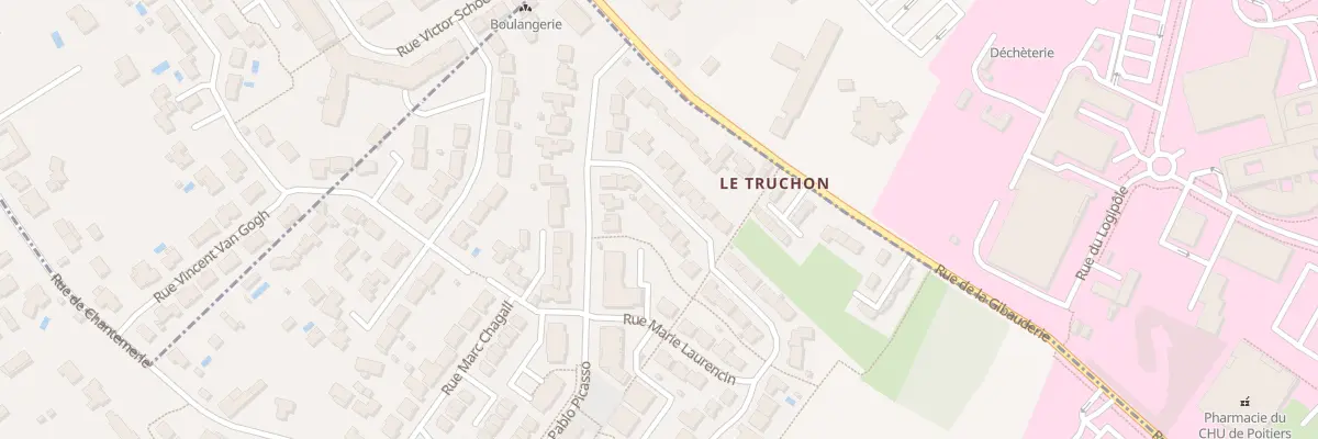 Plan du 8 Rue Marie Laurencin à Mignaloux-Beauvoir