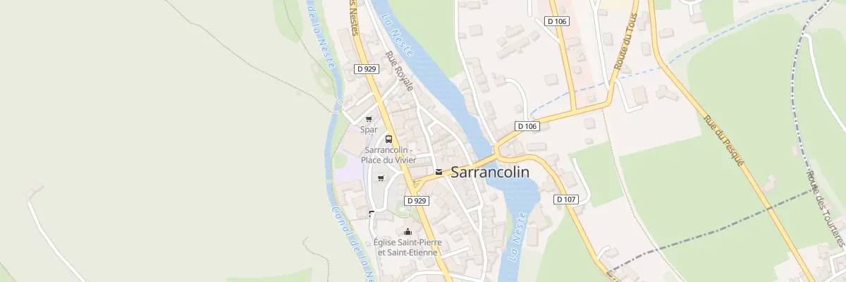Plan du 5221 La Ville à Sarrancolin