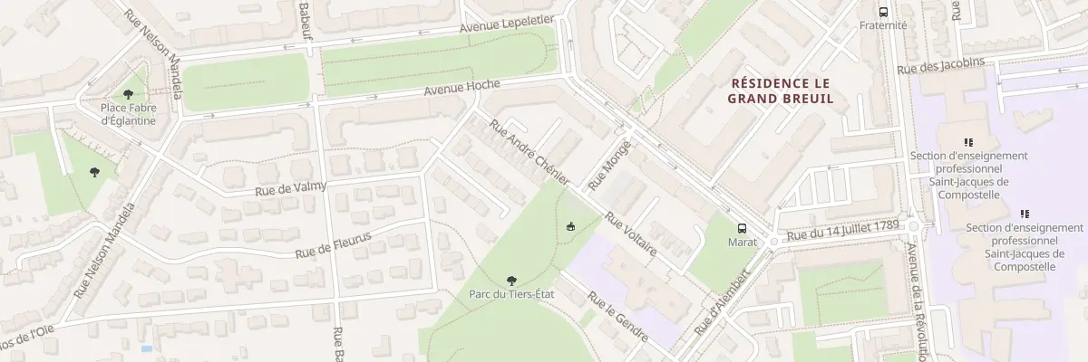 Plan du 30 Rue André Chenier à Poitiers