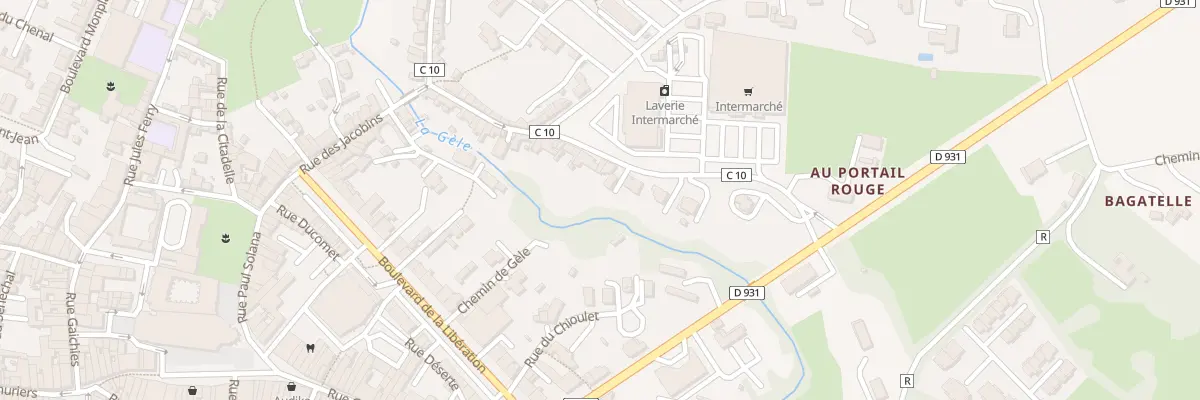 Plan du 39 Rue Bonnemaison à Condom