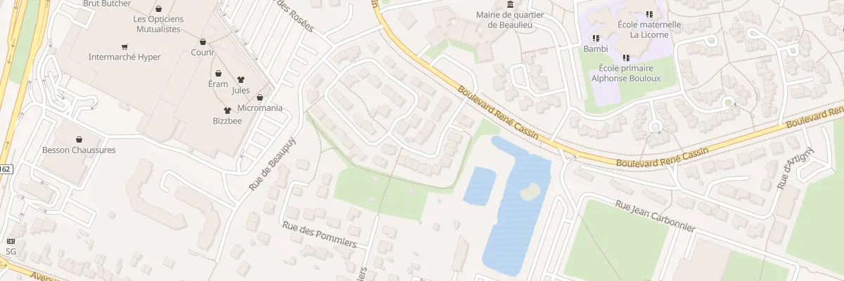 Plan du 8 Rue de la Massardière à Poitiers