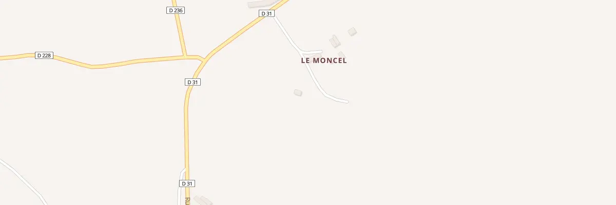 Plan du 38 Le Moncel à Ferrières-la-Verrerie