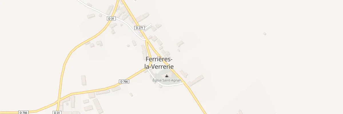 Plan du 21 Le Bourg à Ferrières-la-Verrerie