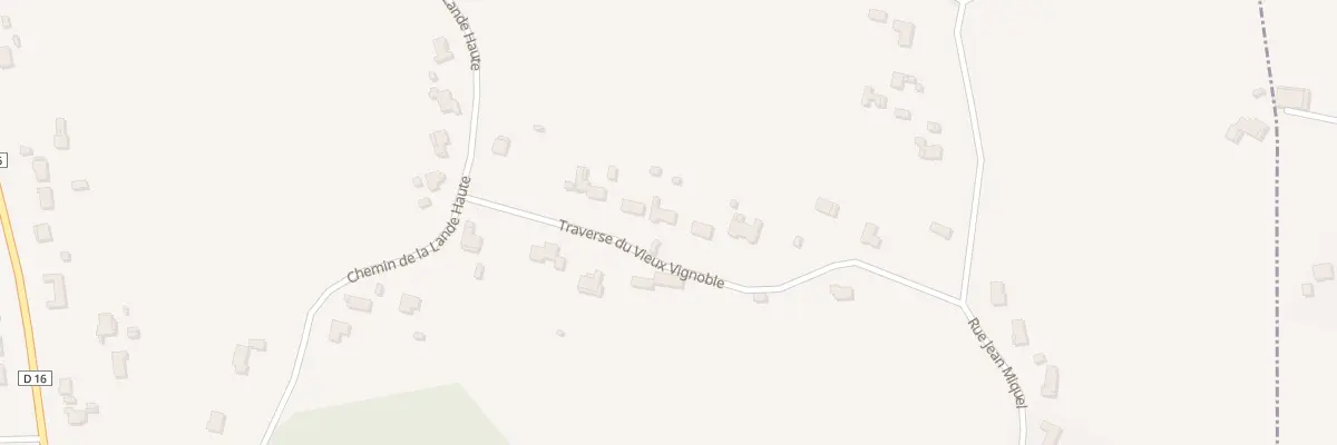 Plan du 5258 Tra du Vieux Vignoble à La Force