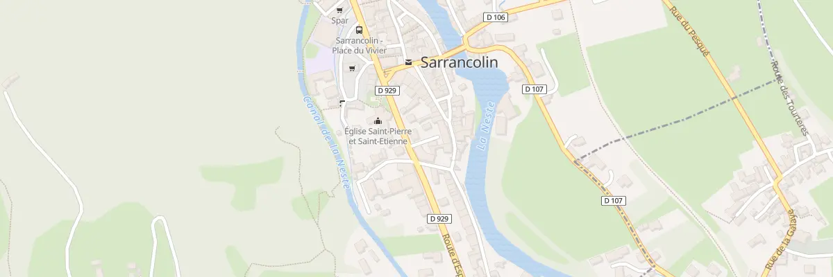 Plan du 15 Rte d’Espagne à Sarrancolin