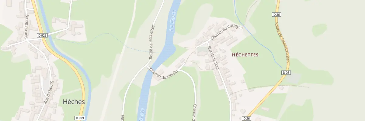 Plan du 29 Che du Castoy à Hèches