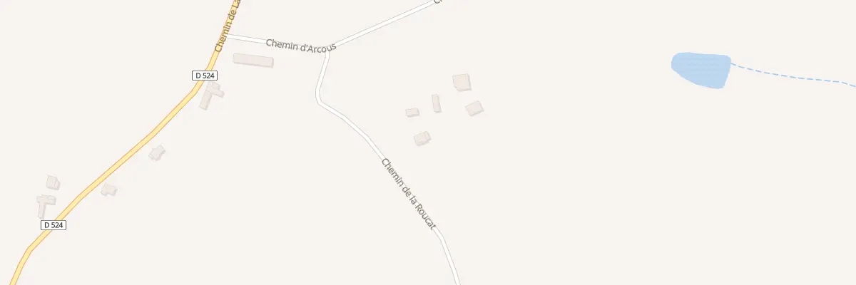 Plan du 177 Che de la Roucat à Berdoues