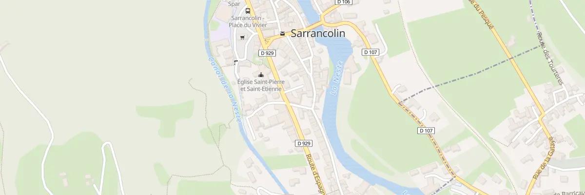 Plan du 23 Rte d’Espagne à Sarrancolin