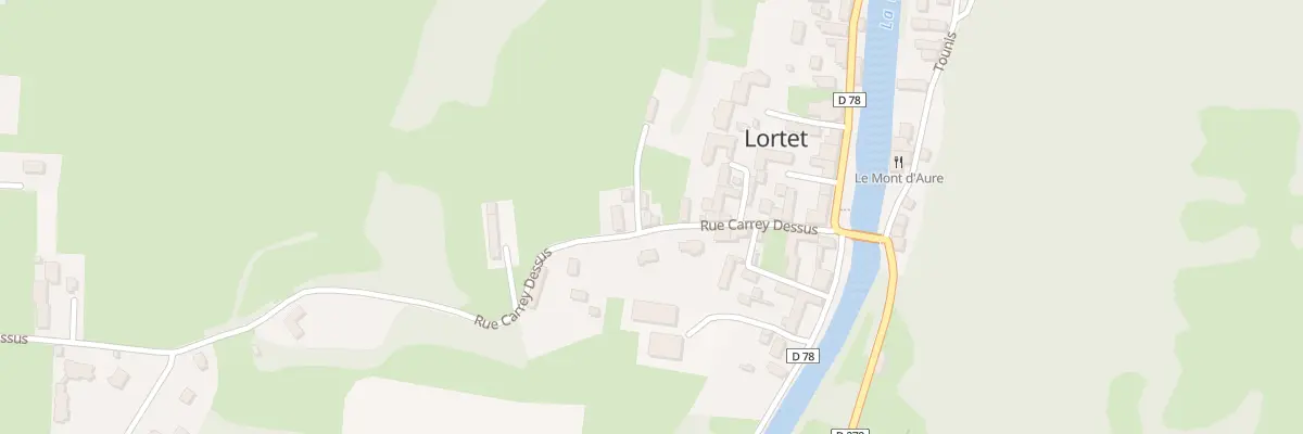 Plan du 2 Che des Artigas à Lortet