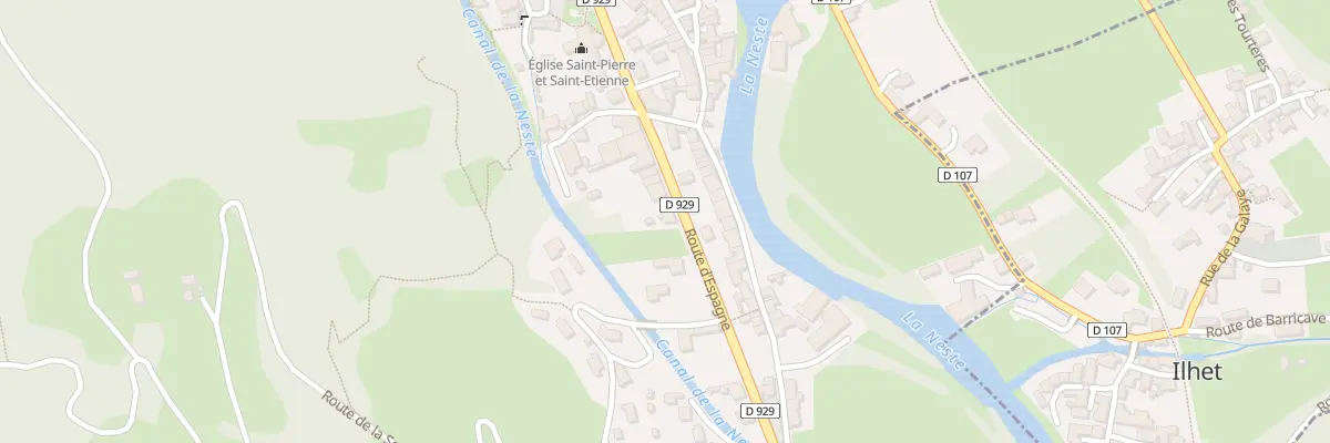 Plan du 30 Rte d’Espagne à Sarrancolin