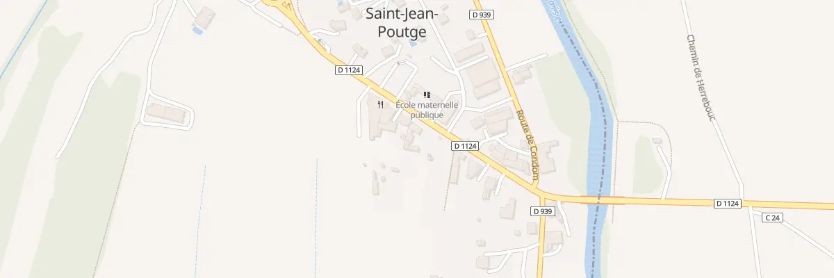 Plan du 173 Rte de Bayonne à Saint-Jean-Poutge