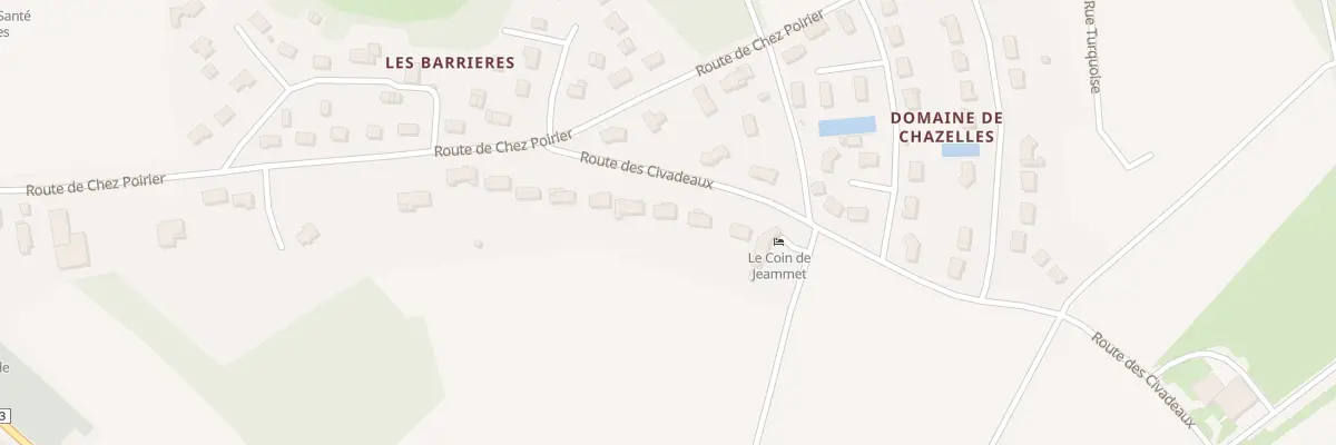 Plan du 7 Rte des Civadaux à Chazelles