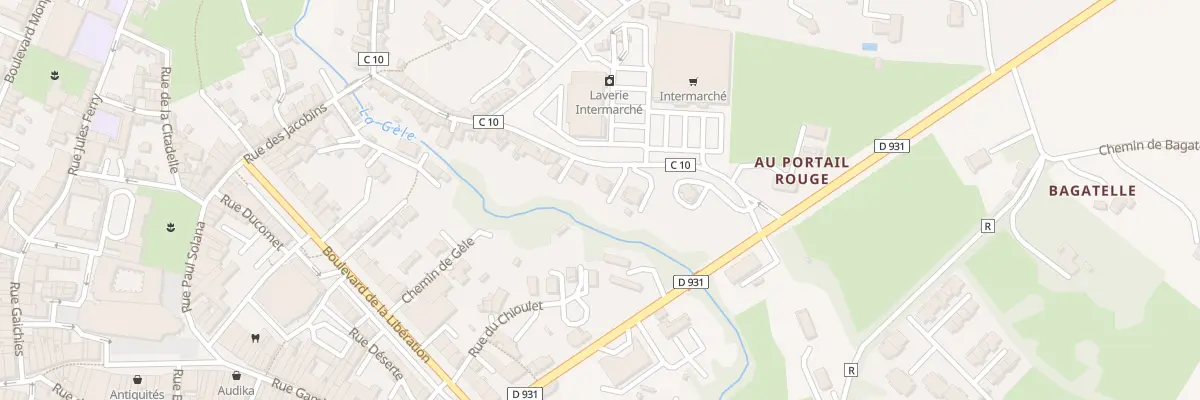 Plan du 43 Rue Bonnemaison à Condom