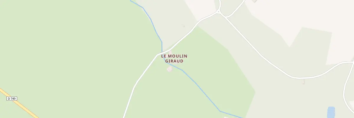 Plan du 86 La Pree à Razines
