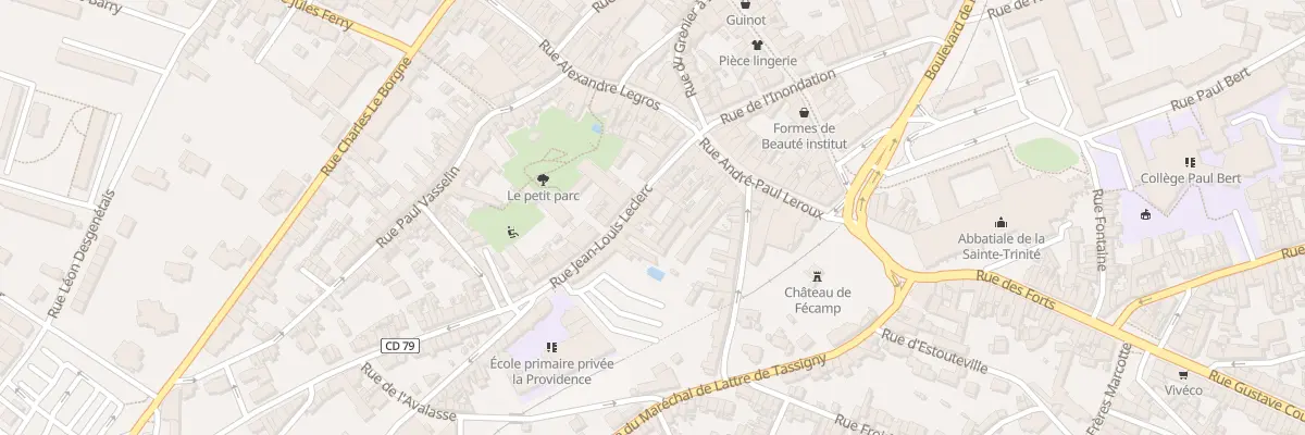 Plan du 13B Rue Jean Louis Leclerc à Fécamp