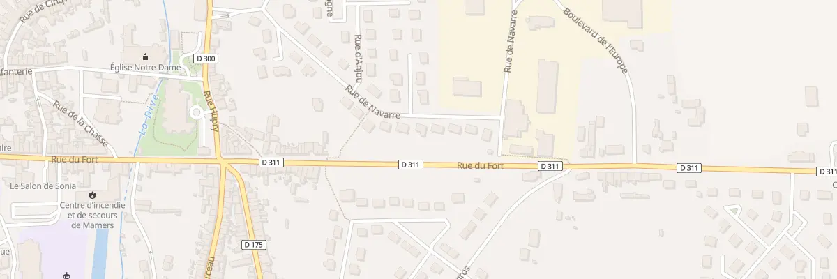 Plan du 18 Rue de Navarre à Mamers