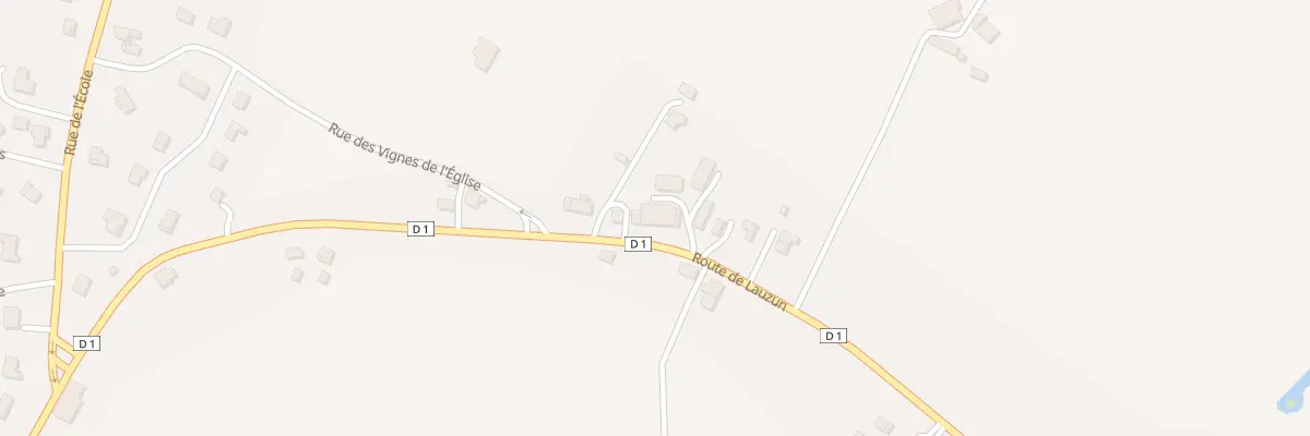 Plan du 1321 Rte de Lauzun à Saint-Pardoux-Isaac