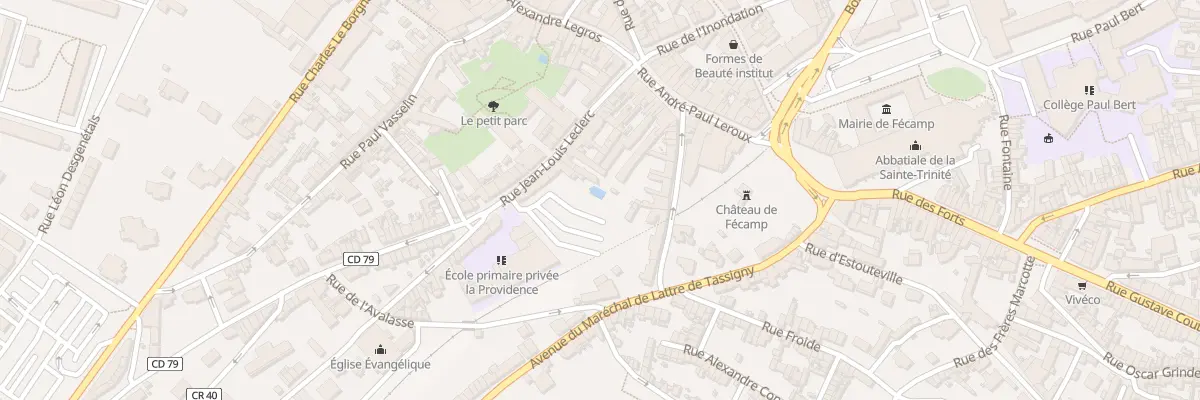 Plan du 21A Rue Jean Louis Leclerc à Fécamp
