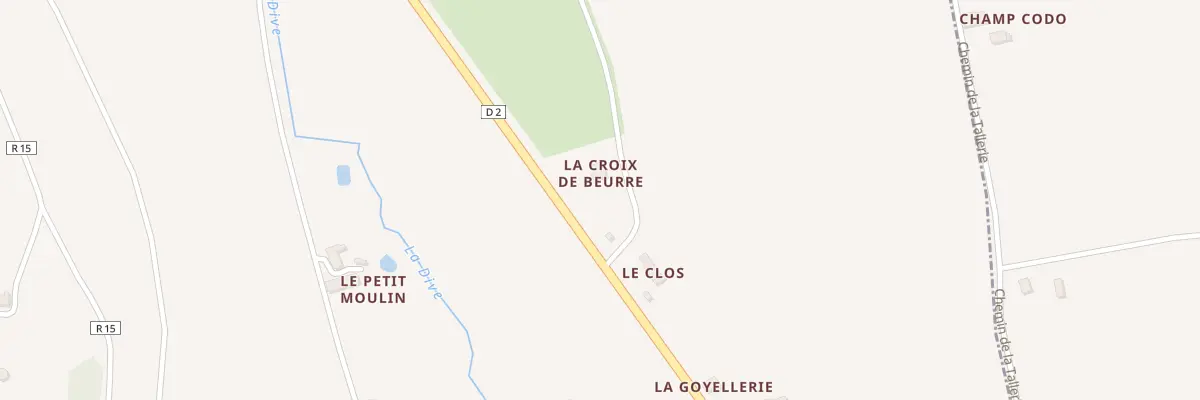 Plan du 20 La Croix de Beurre à Saint-Rémy-des-Monts