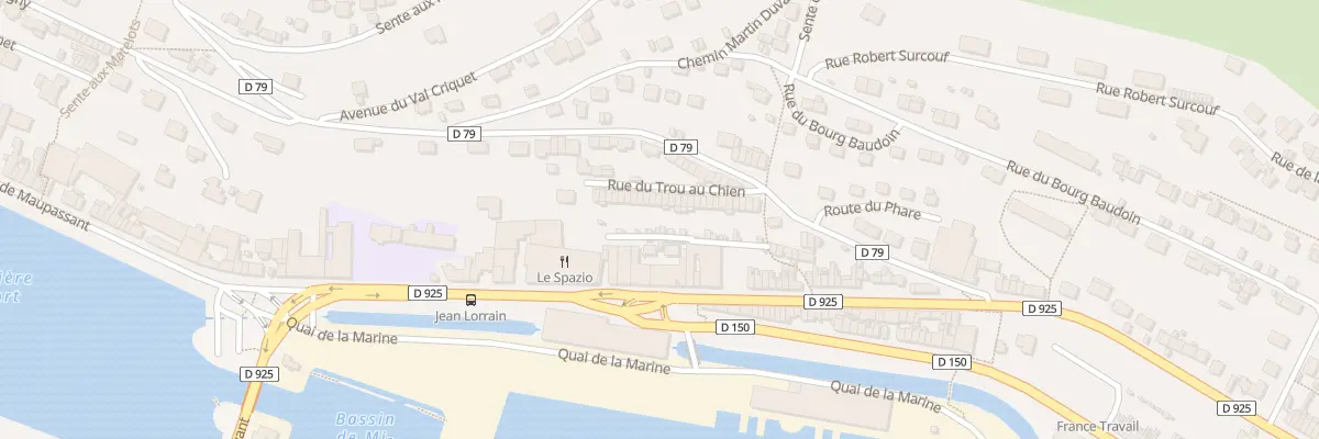 Plan du 16 Rue du Trou au Chien à Fécamp