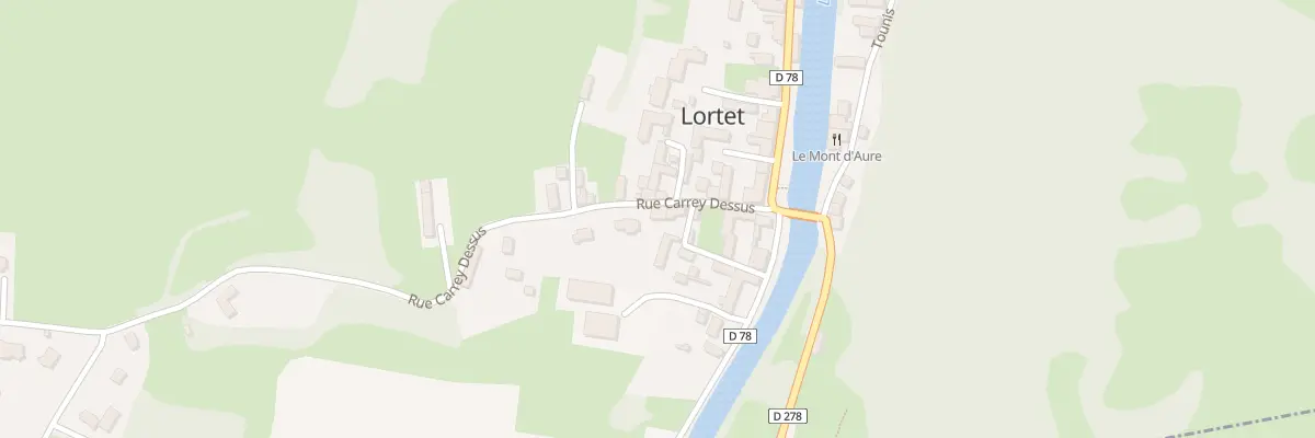 Plan du 5022 Arientou à Lortet