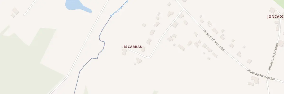 Plan du 186 Imp Bicarrau à Lavergne