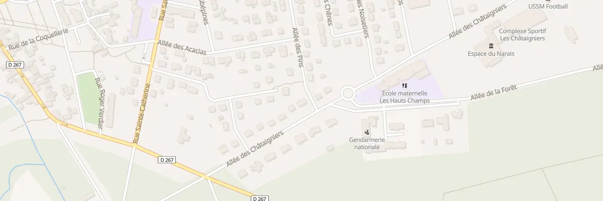 Plan du 17 All des Châtaigniers à Saint-Mars-la-Brière