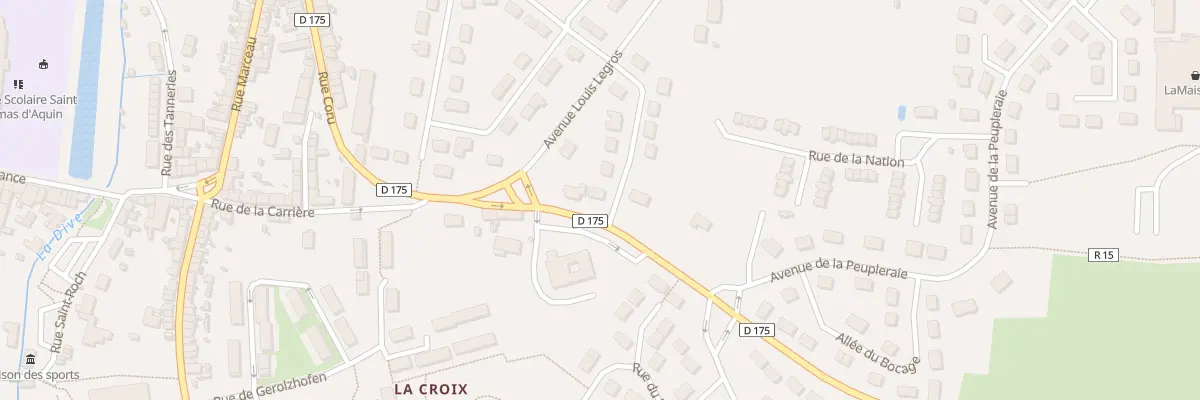 Plan du 3 Res Bellevue à Mamers