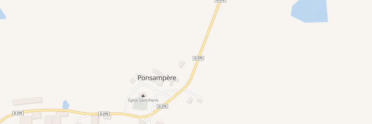 Plan du 210 Rte Le Grillon du Foyer à Ponsampère