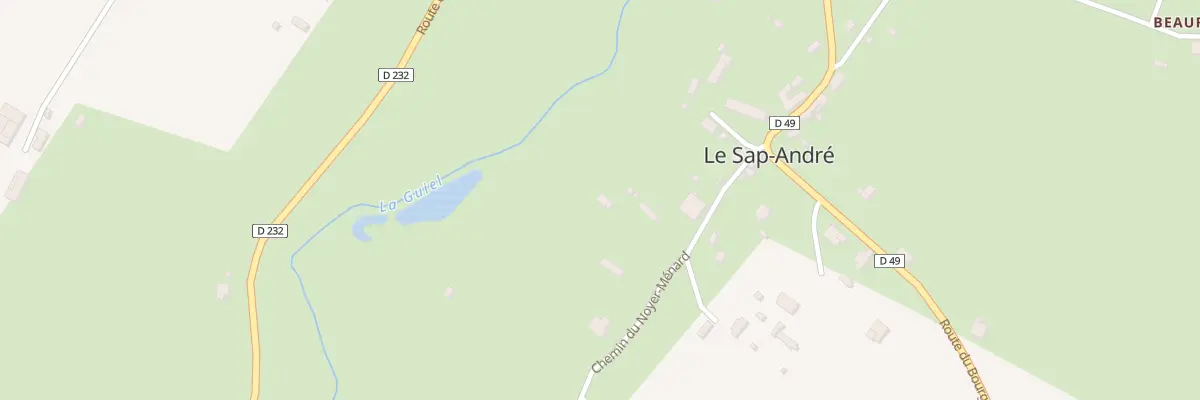 Plan du 62 Le Bourg au Sap-André