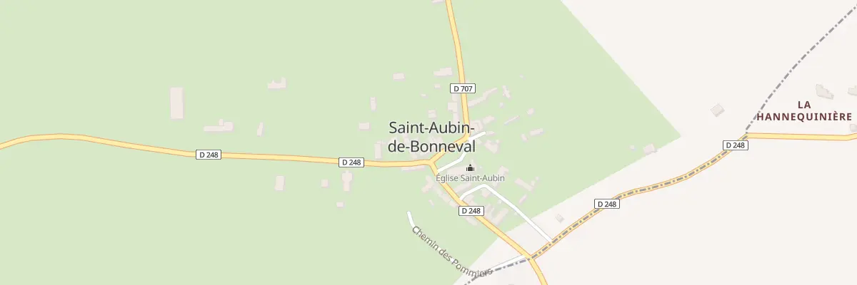 Plan du 55 Le Bourg à Saint-Aubin-de-Bonneval