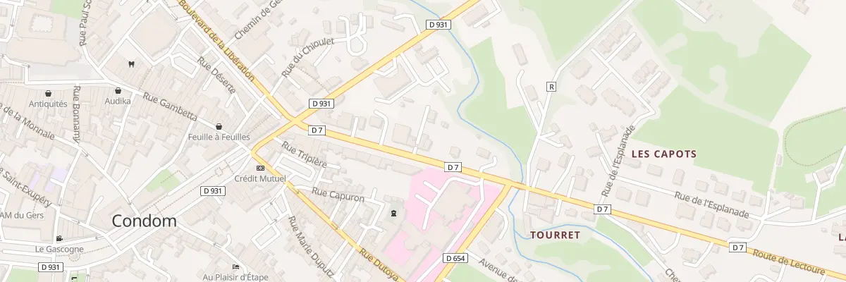 Plan du 16 Av Mal Joffre à Condom