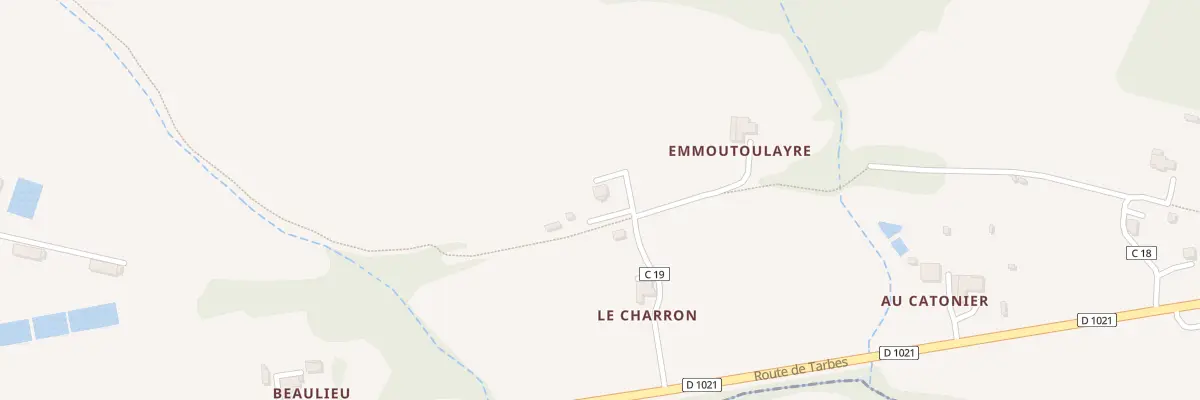 Plan du 145 Imp du Cantonnier à Saint-Martin