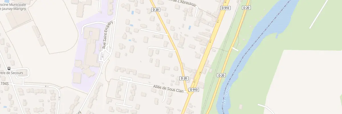 Plan du 28 Rue du Moulin à Jaunay-Marigny