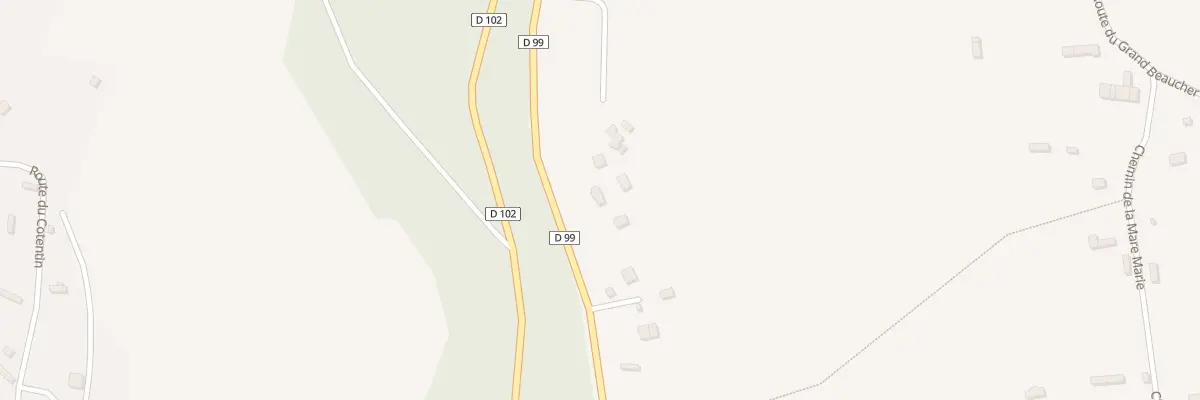 Plan du 601 Rte de la Porte Planche à Saint-Pierre-du-Val