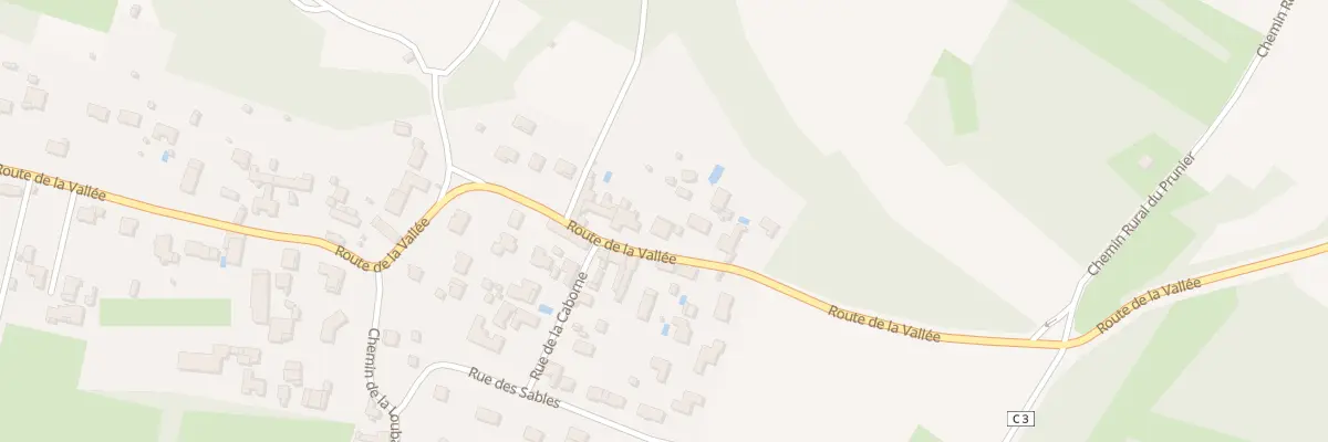 Plan du 95 Rte de la Vallée à Buxerolles