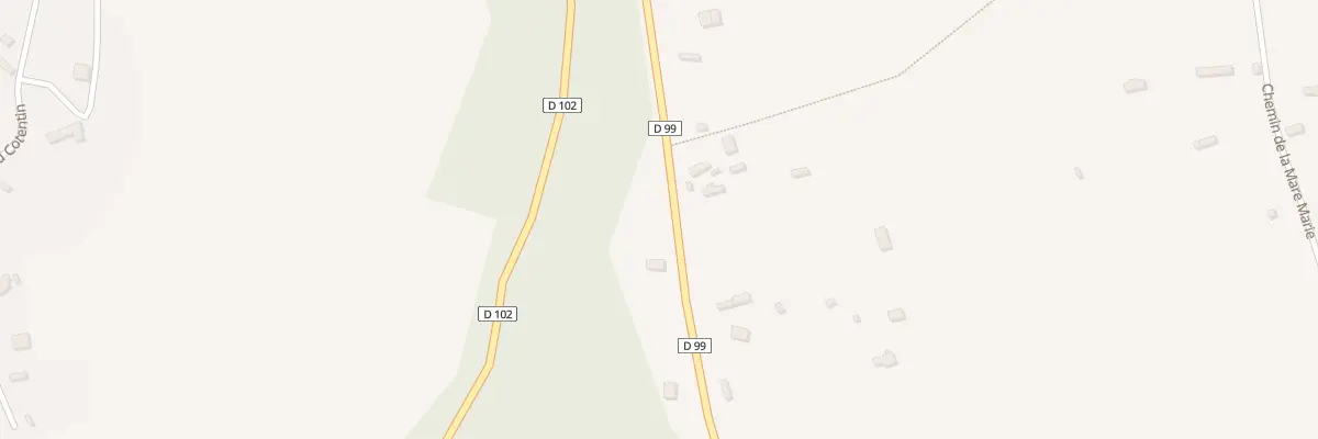 Plan du 840 Rte de la Porte Planche à Saint-Pierre-du-Val