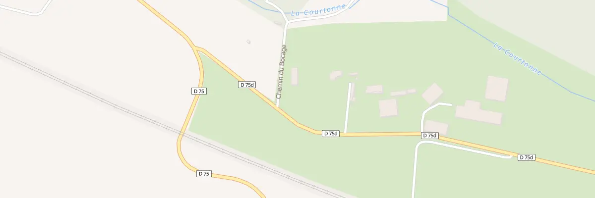 Plan du 2 Che du Bocage à Courtonne-les-Deux-Églises