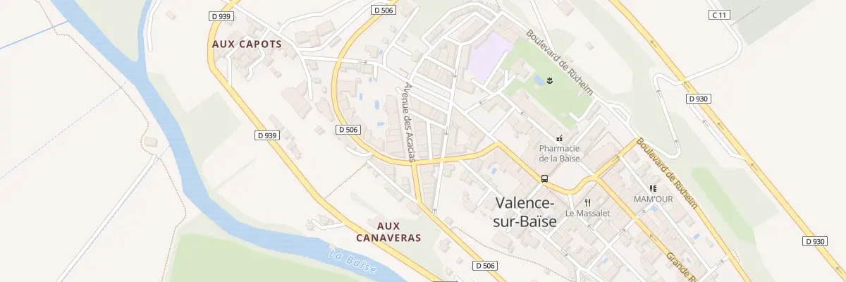 Plan du 7 Av des Acacias à Valence-sur-Baïse