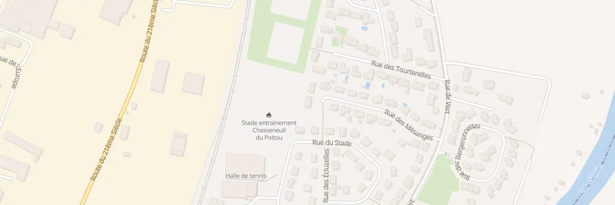 Plan du 11 Rue des Mésanges à Chasseneuil-du-Poitou