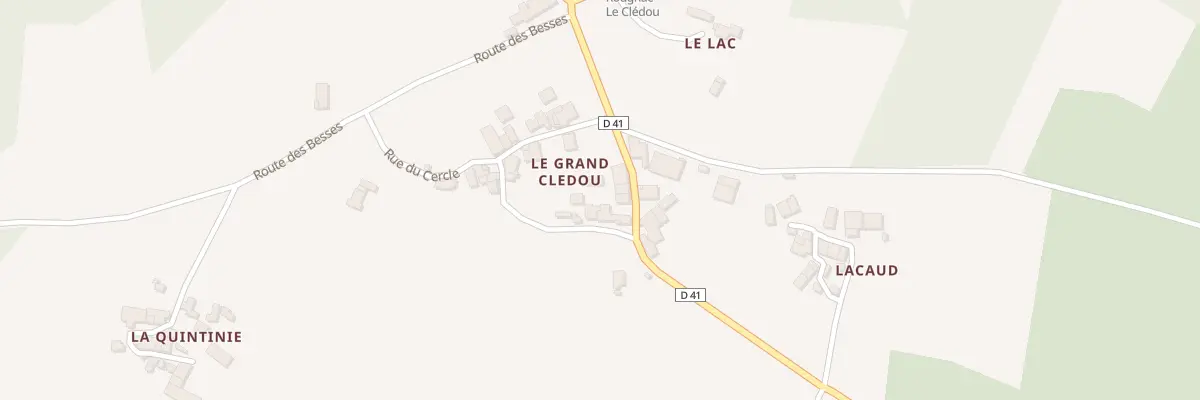 Plan du 160 Rte de Combiers à Rougnac