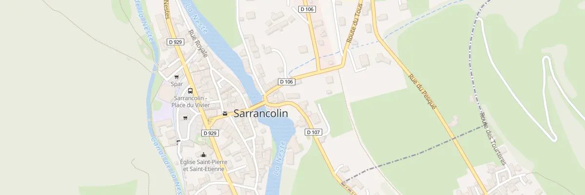 Plan du 7 Rte d’Ilhet à Sarrancolin